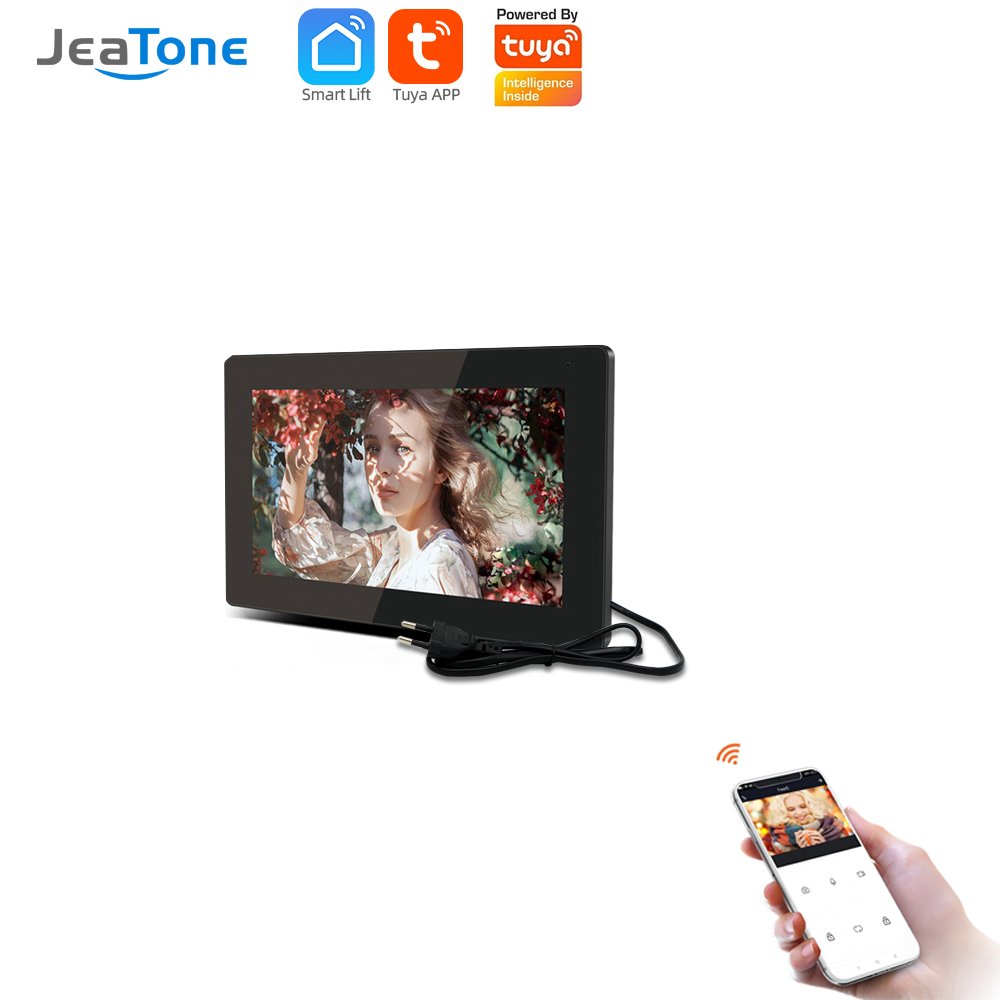 

Jeatone 7-дюймовый беспроводной видеодомофон