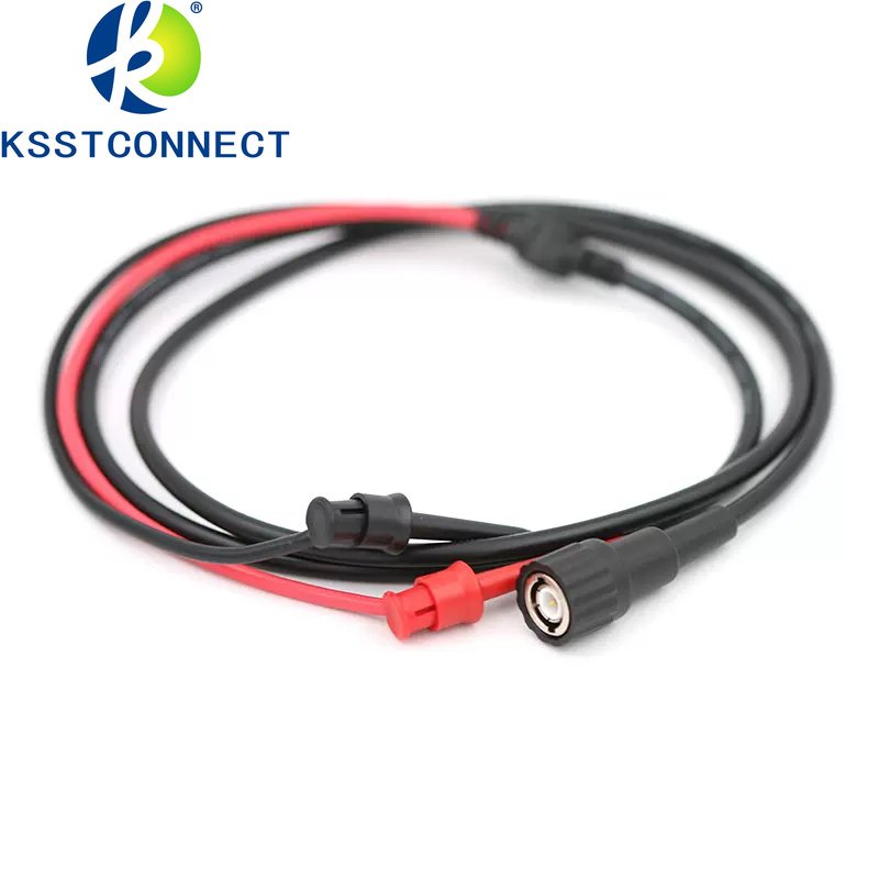 

Гибкий изолированный штекер BNC к тестовому кабелю 2*4 мм RG58 50 Ом KSSTCONNECT