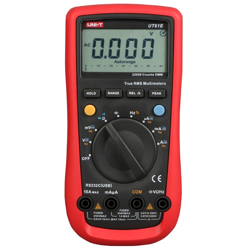 

Современный цифровой мультиметр UNI-T UT61A/UT61B/UT61C/UT61D/UT61E; Цифровой мультиметр с автоматическим диапазоном/функция автоматического отключения