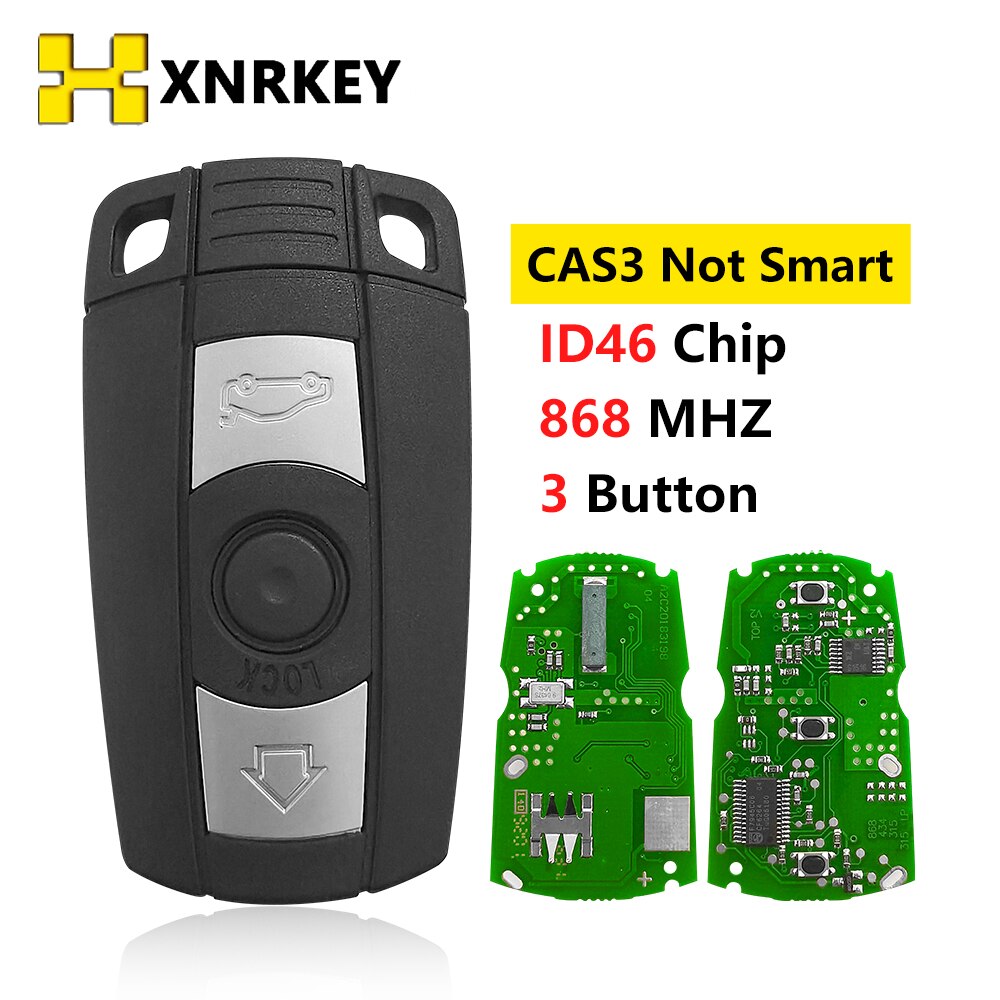 

XNREKY Автомобильный дистанционный смарт-ключ PCF7945 315 МГц/433/ 868 МГц/315LP для BMW 1/3/5/7 серии CAS3 X5 X6 Z4 Автомобильный ключ KR55WK49127