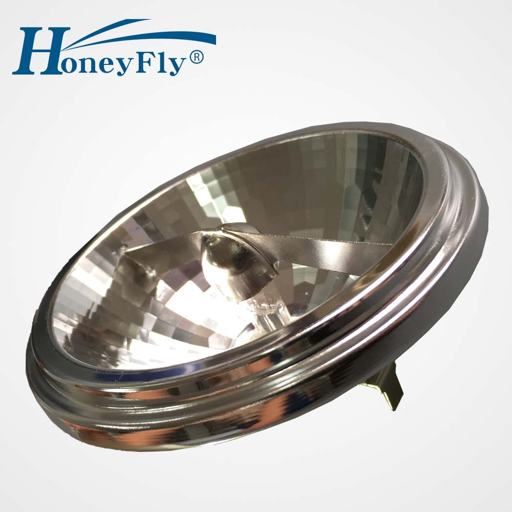 

HoneyFly AR111 галогенная лампа 12В 50/75/100Вт алюминиевая теплый белый свет