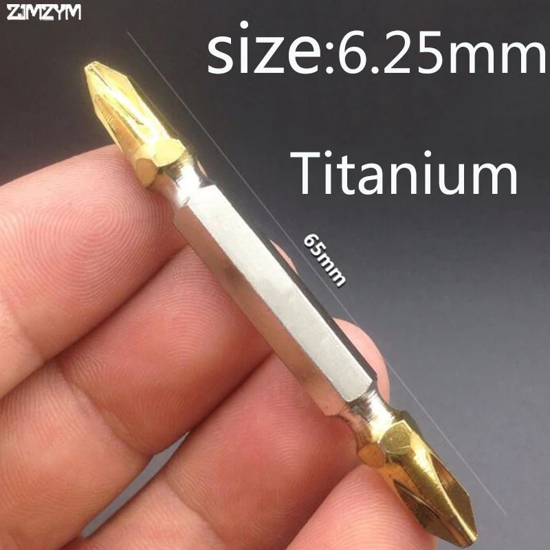

Набор бит для отвертки ZJMZYM PH2 титановая сталь 65 мм