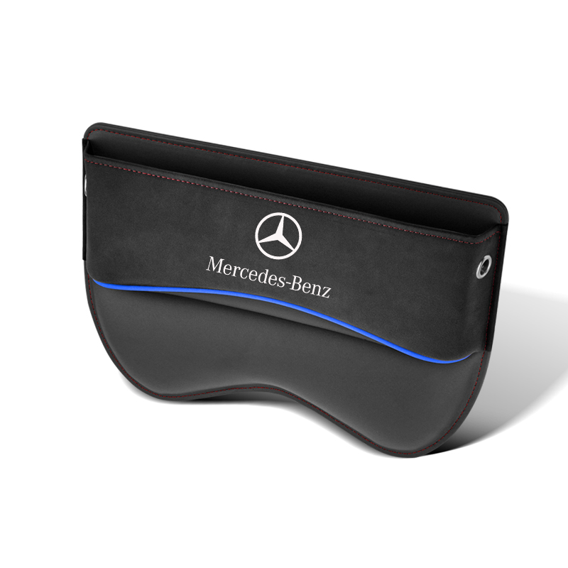 

Кожаный подстаканник для автомобильного сиденья, аксессуары для Mercedes-Benz AMG A B C E S V R-Class A45 C43 CLA GLA GLB GLC SLK SL