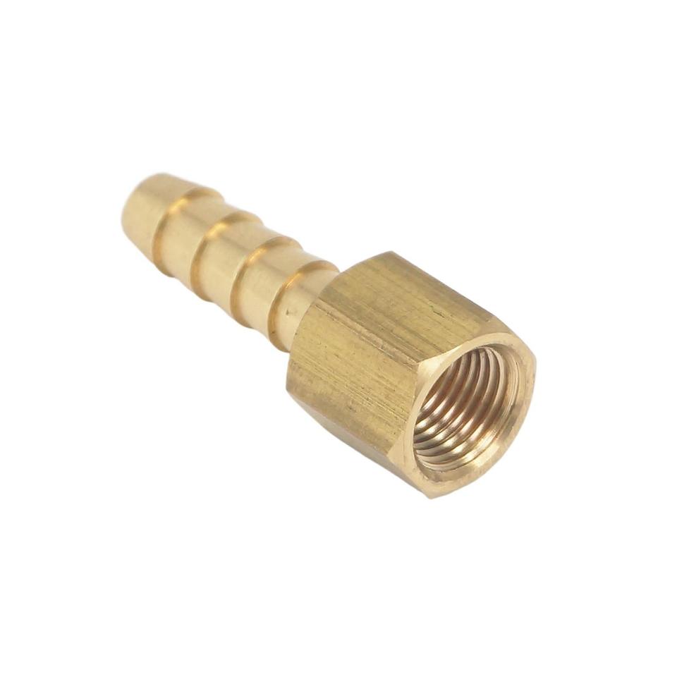 

Внутренняя резьба 1/8 дюйма NPT x 1/4 дюйма, латунный переходник для топливного фитинга с зазубринами для шланга