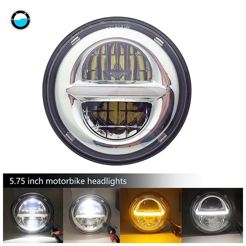 

Светодиодный проектор для мотоцикла, 5,75 дюйма, фара для HONDA VTX 1300 1800 5,75 дюйма, светодиодные фары для Triumph Rocket iii 3.