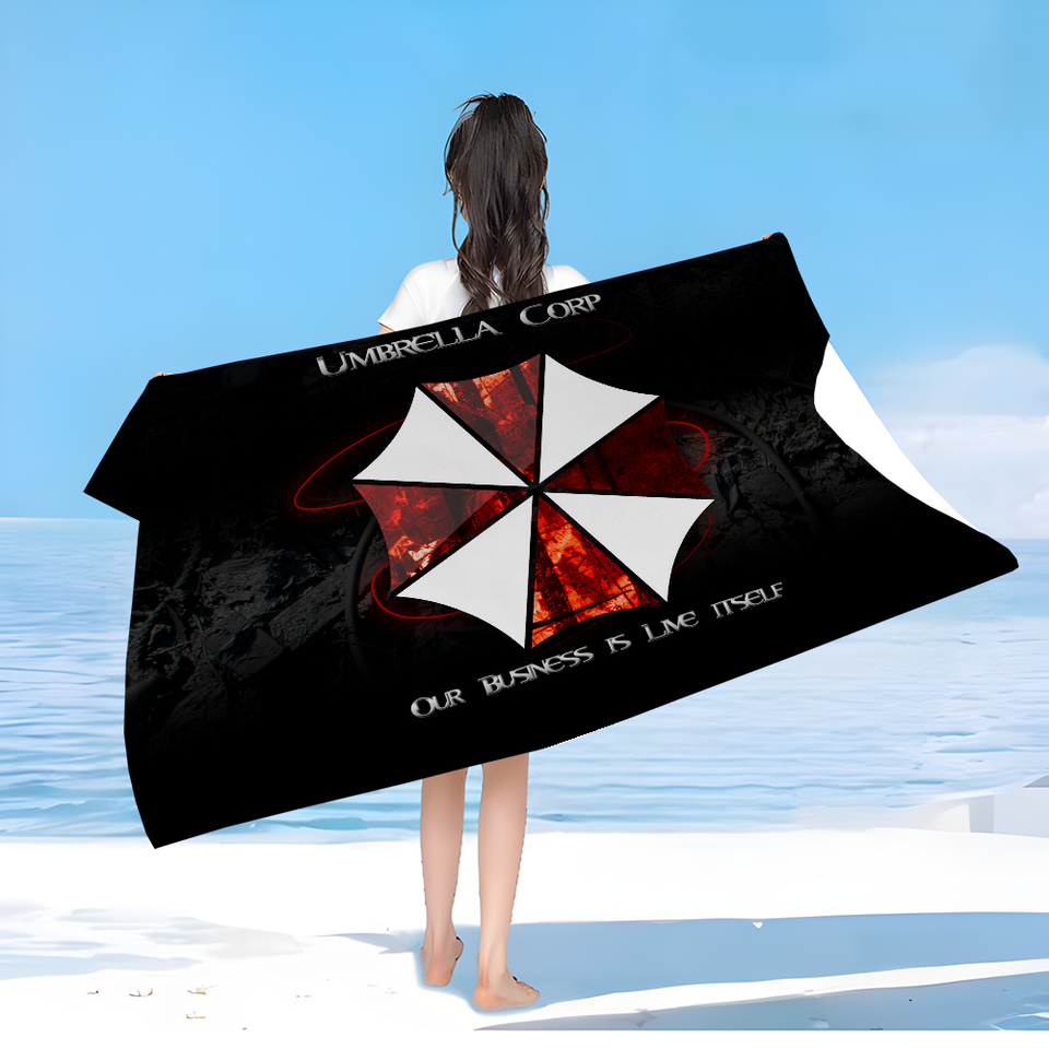 

Umbrella Corporation Быстросохнущее Пляжное Полотенце Из Микрофибры Большого Размера Для Плавания, Йоги