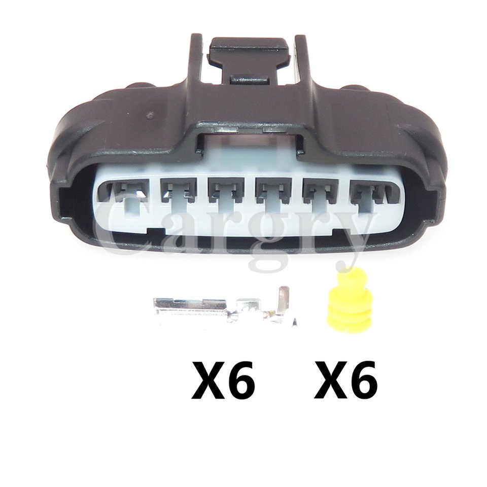 

1 комплект 6P MG643796 90980-11858 7283-1968-30 автомобильный проводной соединитель дроссельной заслонки автомобильный гнездо педали акселератора для Toyota Mitsubishi