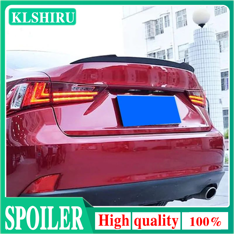 

Спойлер для Lexus IS Series 2013 2014 2015 2016 2017 ABS Материал IS200t IS250 IS300 IS350 задний багажник губа спойлер стиль автомобиля