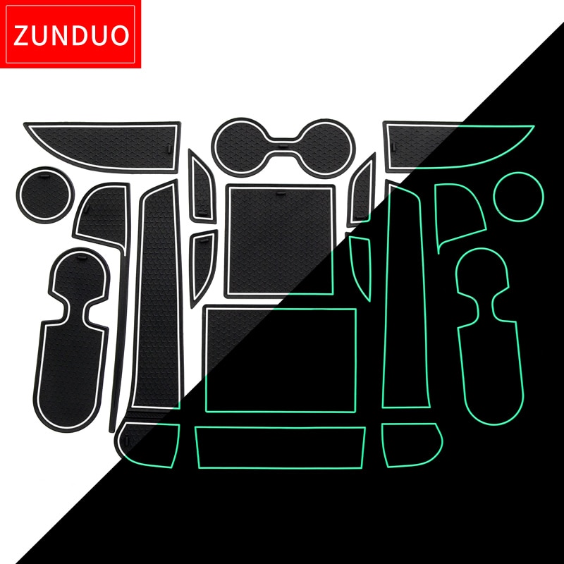 

ZUNDUO анти-скольжения Gate Игровые Коврики для Mazda CX-8 CX-9 2016 - 2019 Non-Slip Свадебные аксессуары Дверная накладка CX8 CX9 циновка чашки резиновая подставка