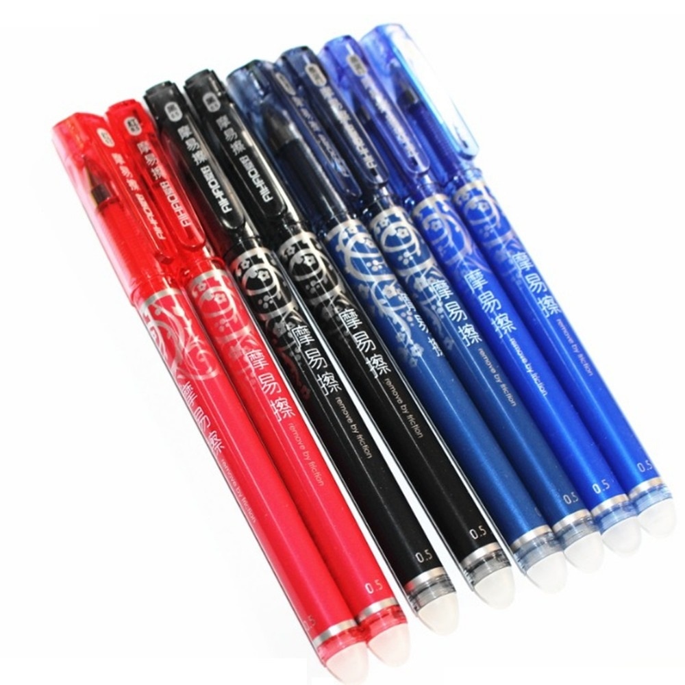 

Aihao 4370 стираемая гелевая ручка 2 шт., синий/темно-синий/черный/красный