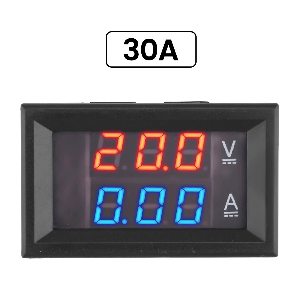 

Aideepen Цифровой вольтметр-амперметр DC 30A 50A 20A