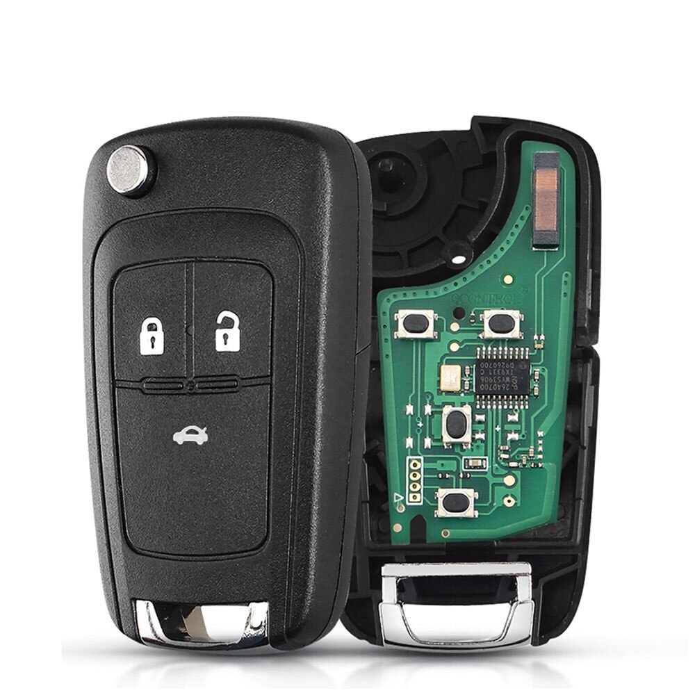 

KEYYOU 2/3/4/5 кнопок автомобильный откидной дистанционный ключ для OPEL VAUXHALL Astra J Corsa E Insignia Zafira C 2009-2016 315/433 МГц ID46 чип