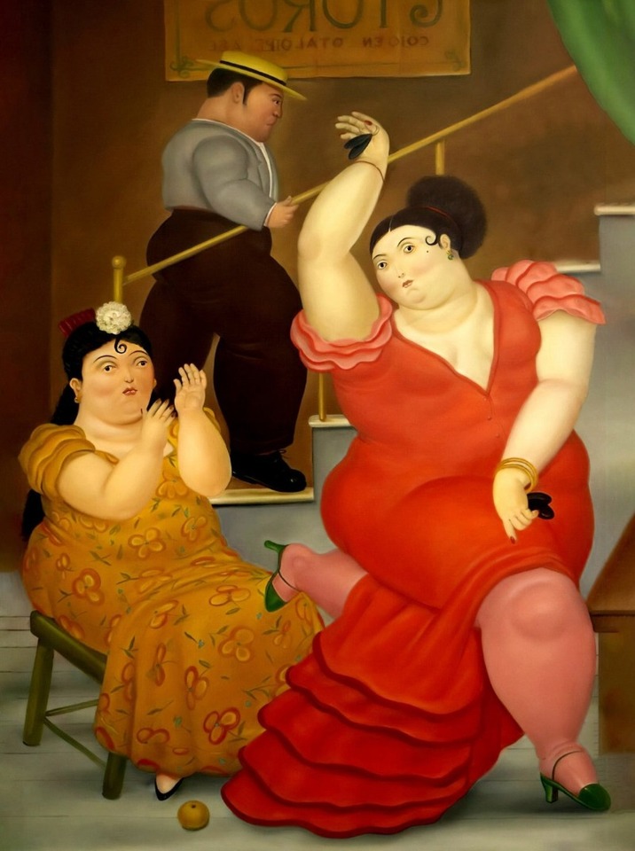 

Настенная печать "Пара танцоров" Fernando Botero