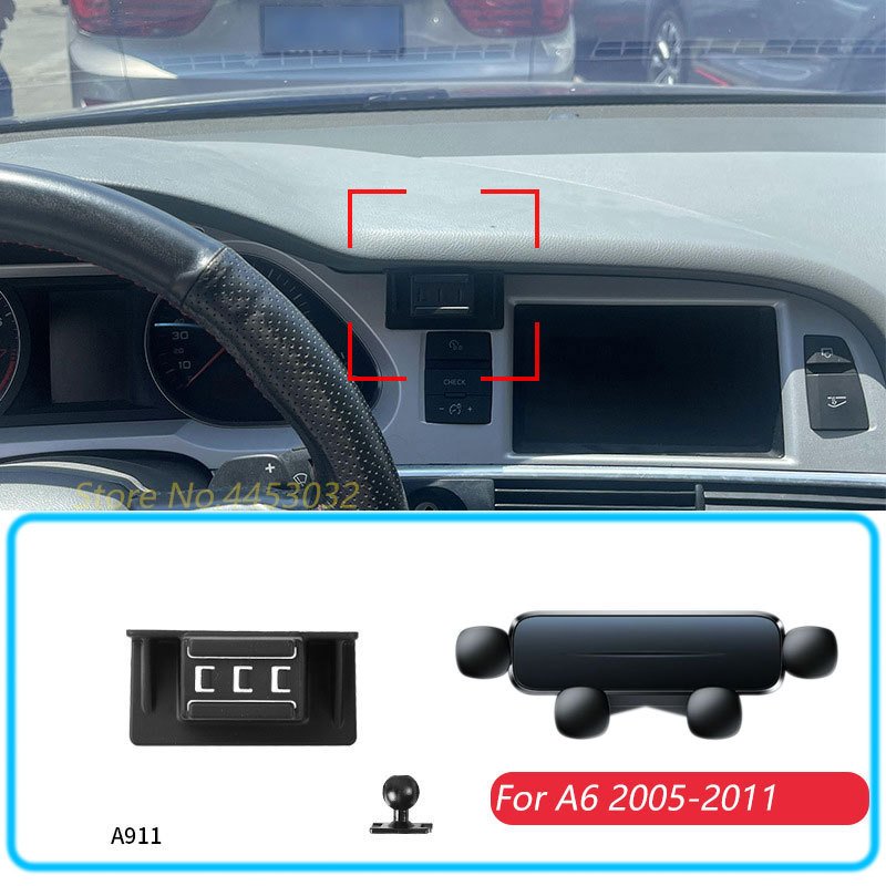 

Audi A6 2005-2011 Автомобильный Держатель Для Телефона Универсальное Гравитационное Крепление Горизонтальный GPS-кронштейн Дл...