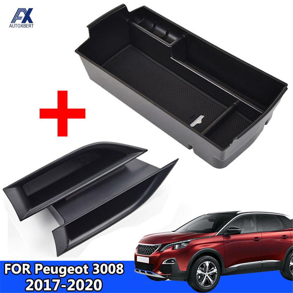 

Автомобильный подлокотник для хранения Peugeot 3008GT 3008 5008 2017 2018 2019 2020 2021-2023 ящик для хранения центральной консоли, укладка и уборка