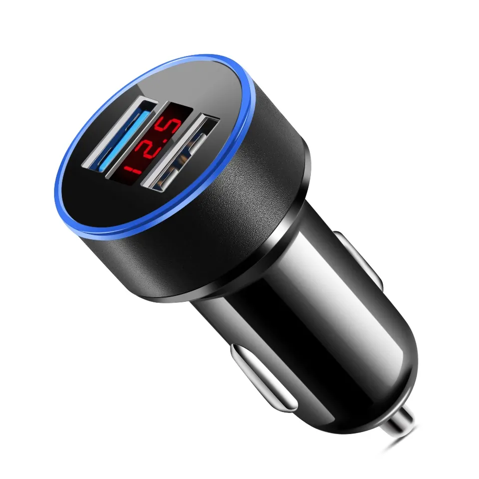 

USB-устройство Для Зарядки 3.1A С Дисплеем Для Автомобильного Адаптера Телефона