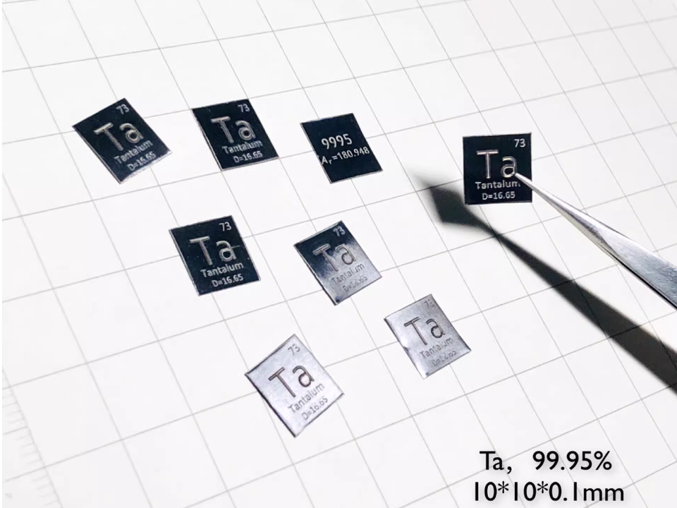

Детали для инструментов Re Rhenium 99.99% 10x10x10 мм