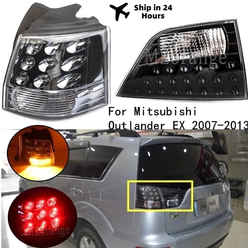 

Задние фонари для Mitsubishi Outlander EX 2007 2008-2009, задний бампер автомобиля, стоп-сигнал, аксессуары для задних тормозов