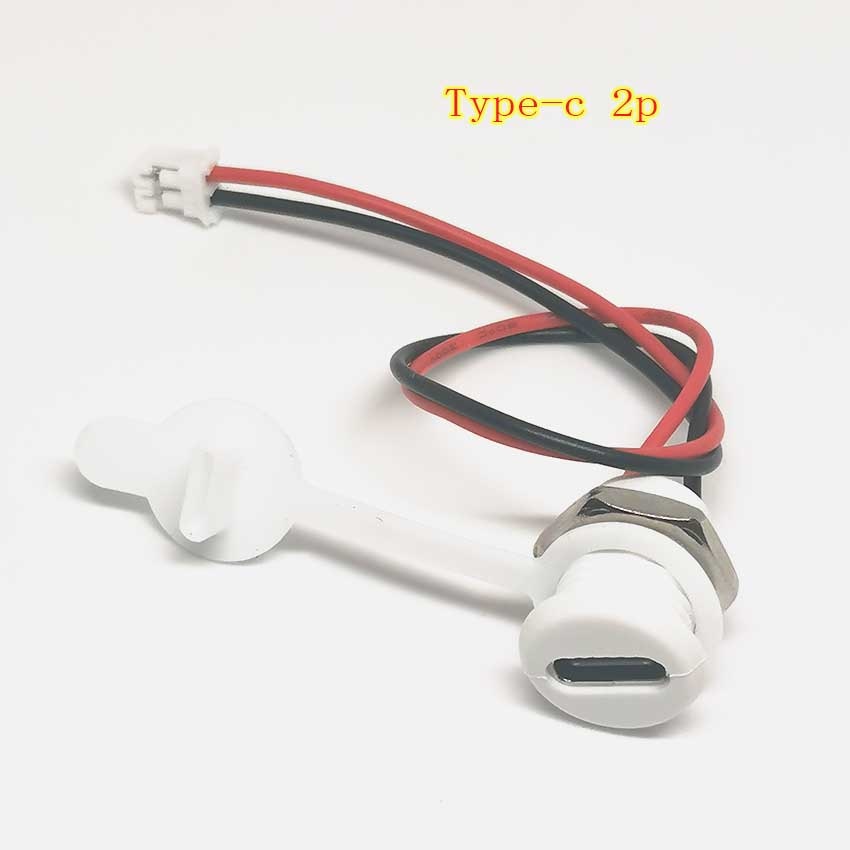 

10 шт., водонепроницаемый USB-коннектор Type-C с PH 2,0