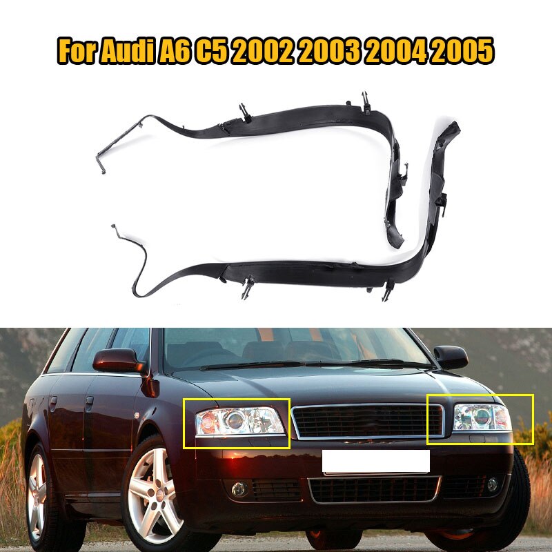 

Пара/2 шт. уплотнительное кольцо передней фары для Audi A6 C5 2002 2003 2004 2005 Facelift 4B0941191A 4B0941192A