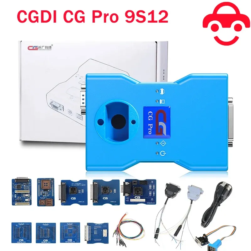 

Программатор CG Pro 9S12, полная версия со всеми адаптерами, поддержка 35160WT/35080/335128, включая новый CAS4 DB25 и TMS3.