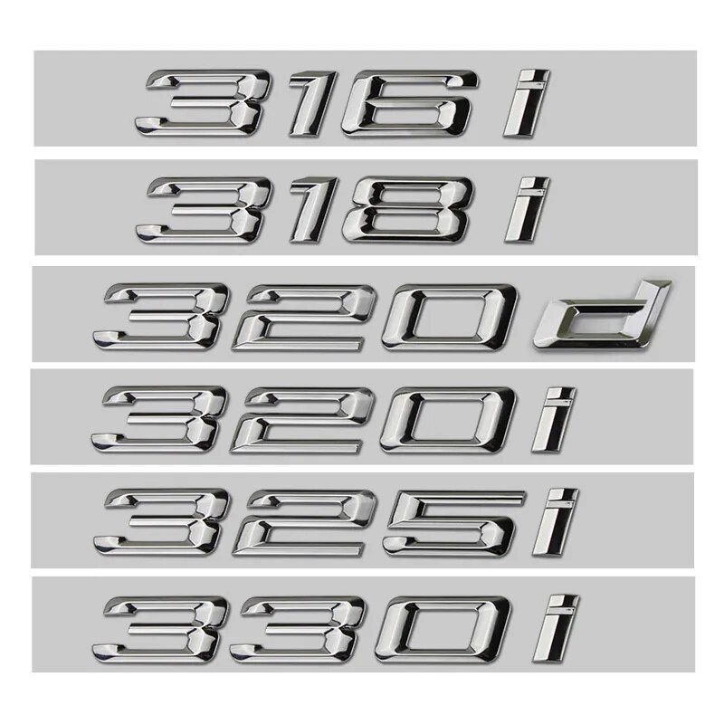 

3D ABS Логотип BMW, Эмблема, Наклейка Для 320i 318i 318d 325i 330i 330d 320d