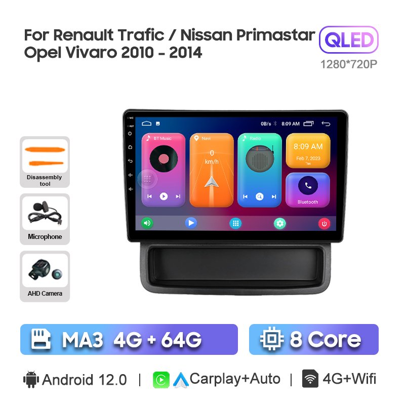 

Автомобильная Мультимедийная система MAMSM на Android 13, с видеоплеером, GPS, 4G