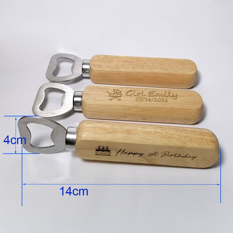 

Деревянный штопор и открывалка для пива XGDIYLIFE