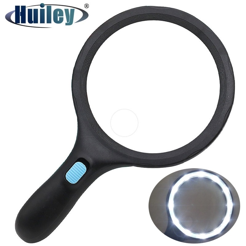

Лупа HUILEY 138 мм с подсветкой 1.8x 5x