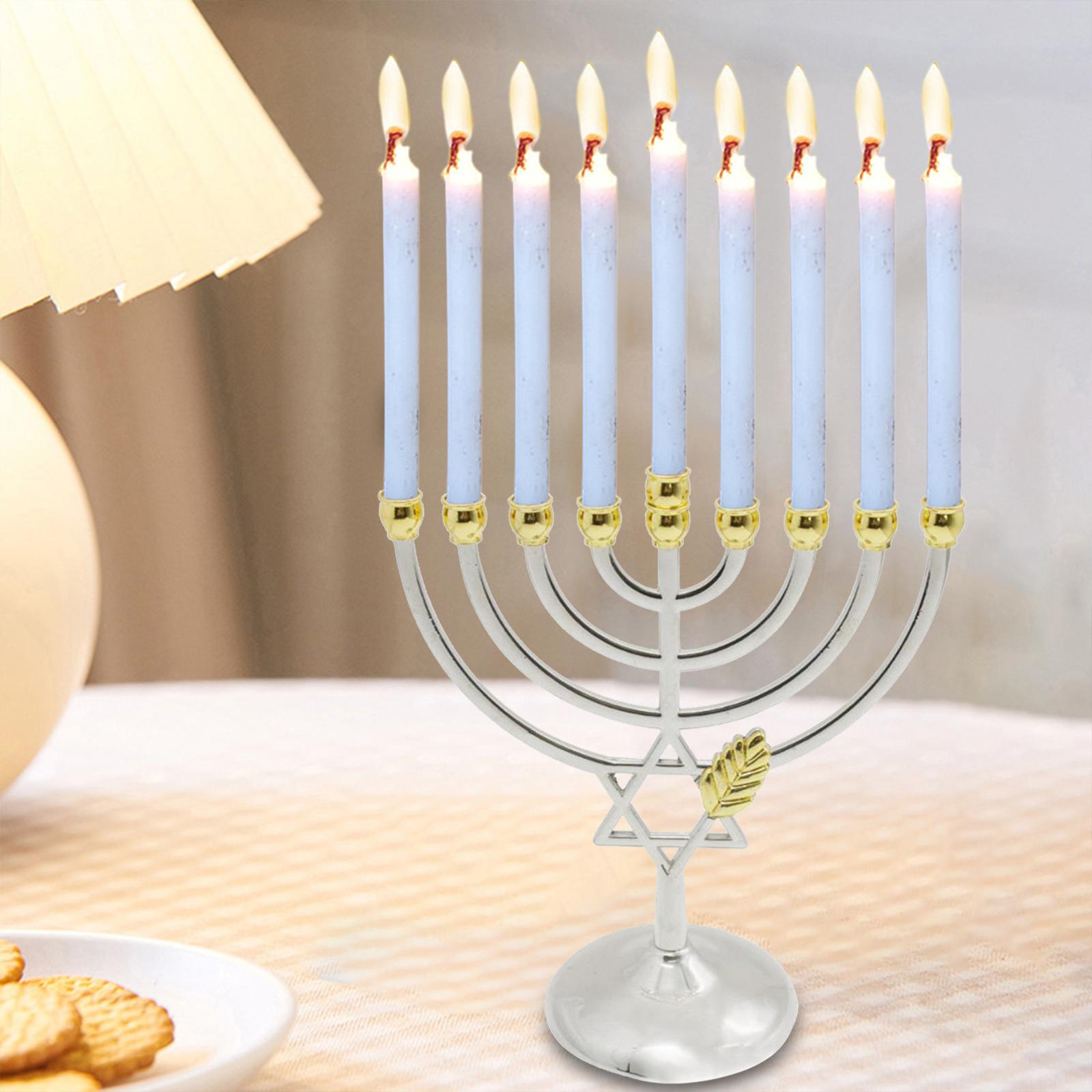 

Металлический подсвечник Hanukkah Xiaomi 9 ветвей