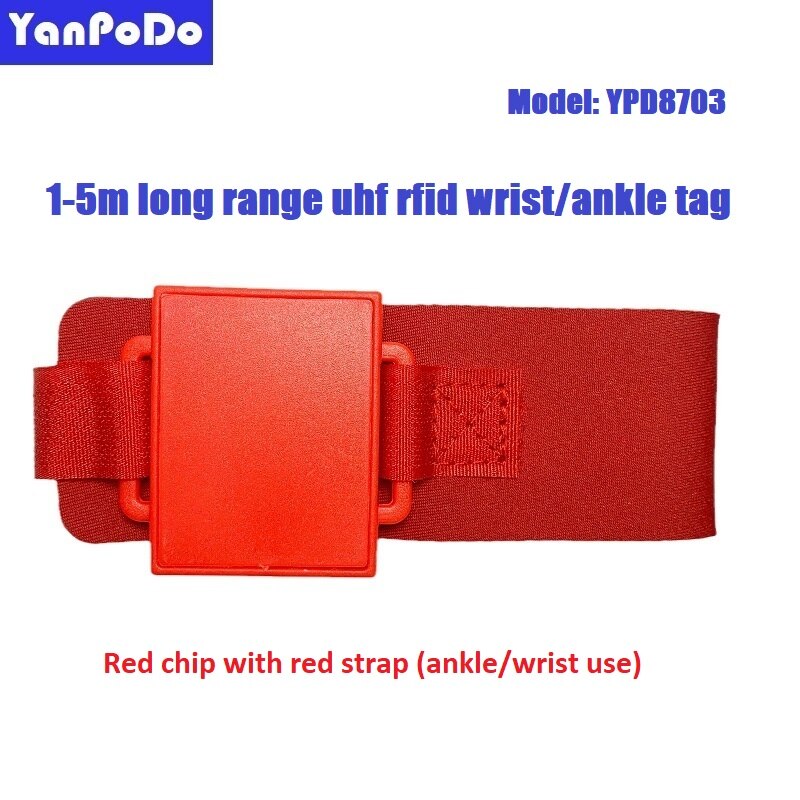 

RFID-метка YANPODO UHF, красный, ABS, 860-960МГц, для триатлона