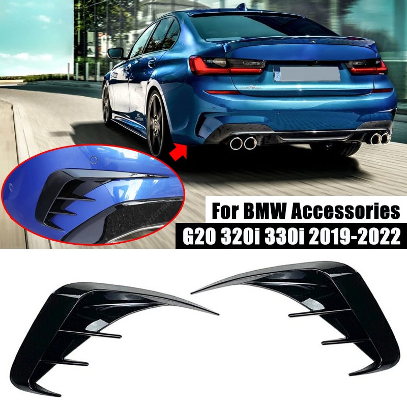 

Задний бампер, сплиттер, спойлеры Canard, внешние детали для аксессуаров Bmw 3, серия G20 G28 318i 320i 330i 2019-2022, Стайлинг автомобиля