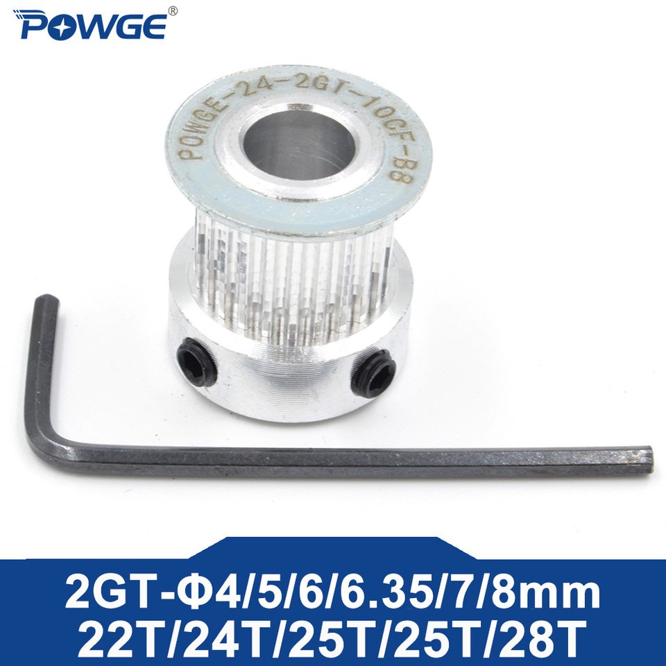 

POWGE Синхронный шкив ГРМ 22/24/25/26/28 зубьев 2MGT 2GT