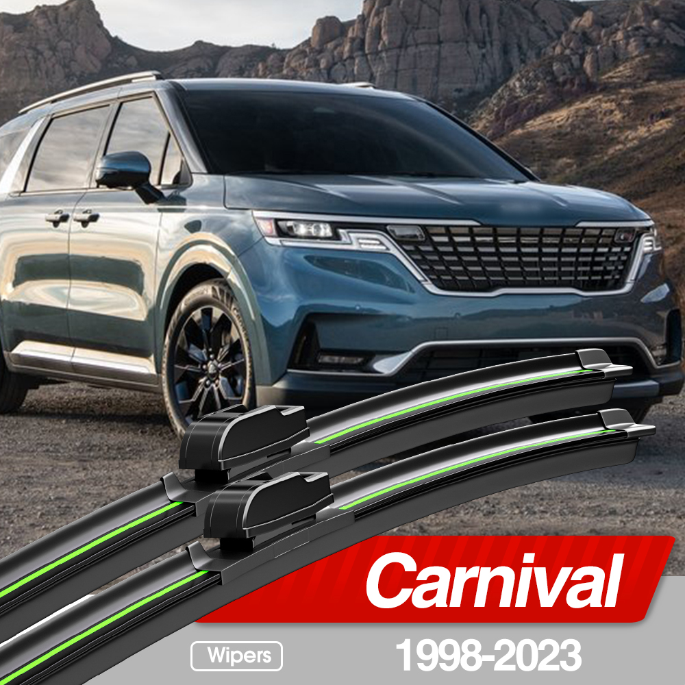 

Набор Щеток Стеклоочистителя Переднего Стекла Для Kia Carnival 1998-2023, Умный Стеклоочиститель Из Натурального Каучука