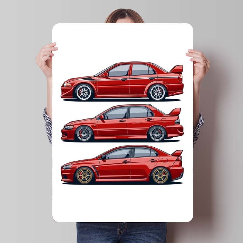 

Металлический постер Mitsubishi Lancer
