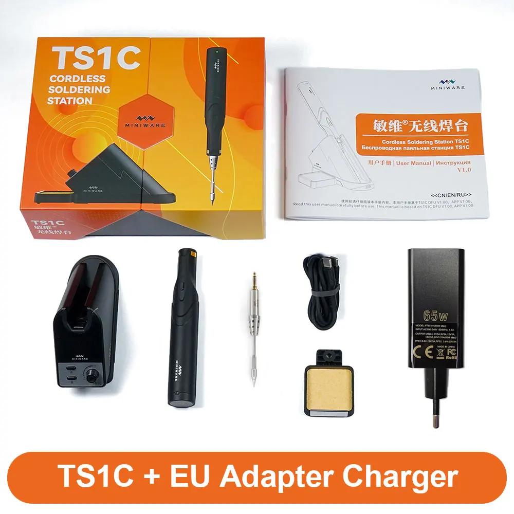 

Беспроводная паяльная станция MINIWARE TS1C