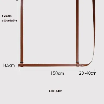 

SANDYHA кожаная люстра LED