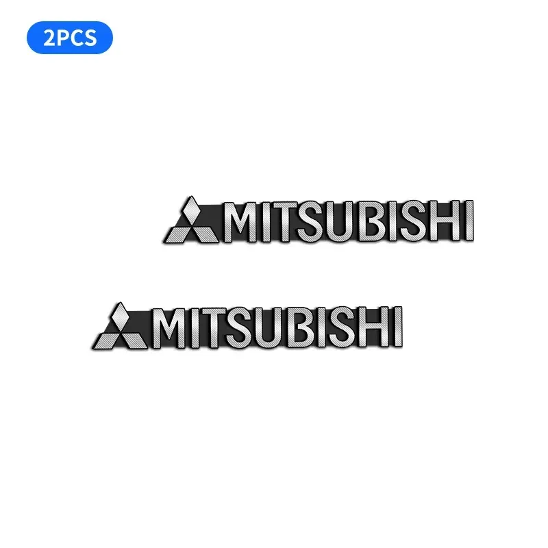 

2/4 шт., автомобильные Алюминиевые наклейки на колонки Mitsubishi Ralliart Lancer EX Outlander 3 Xl l200 Pajero 4 ASX
