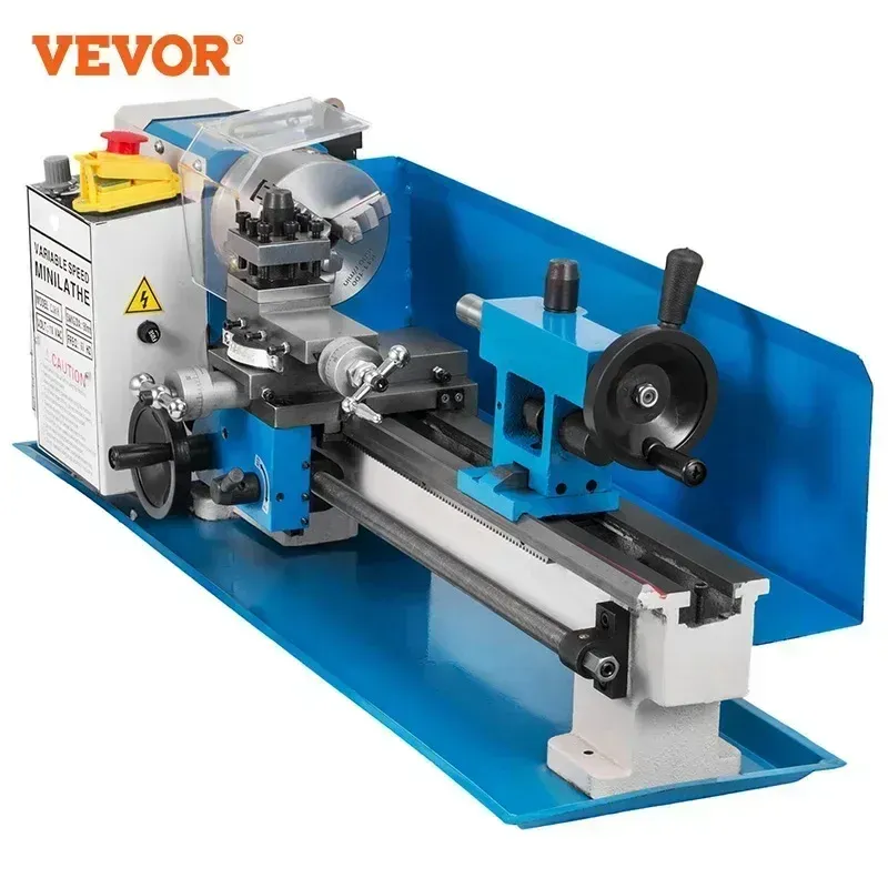 

Токарный станок по металлу VEVOR Мини-токарный станок по металлу 7 "x 14" 550 Вт 180x350 мм с регулируемой скоростью и 3-кулачковым патроном для металлообрабатывающего станка