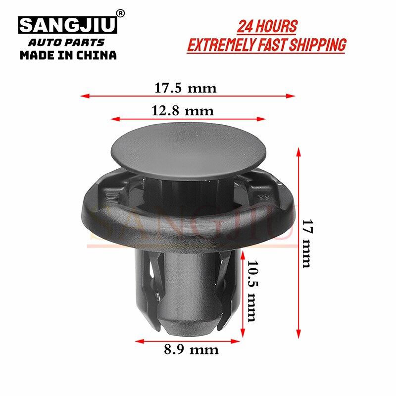 

20 шт. зажимы переднего спойлера, совместимые с Toyota Lexus HS250h Celica Sequoia Sienna 4Runner 90467-09185