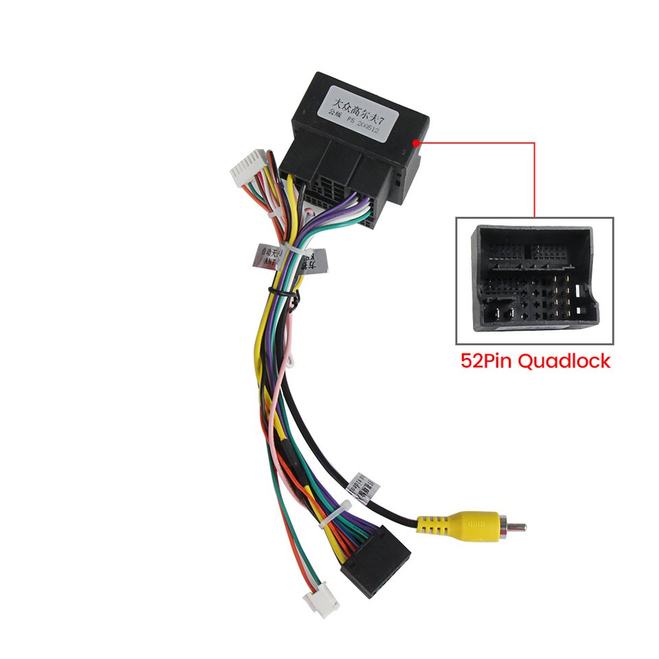 

Автомобильный Кабель-адаптер Quadlock CANBUS Box С 16–52 Контактами Для Skoda Seat VW Golf 7 Jetta Polo CC Candy 2015+ Androi...