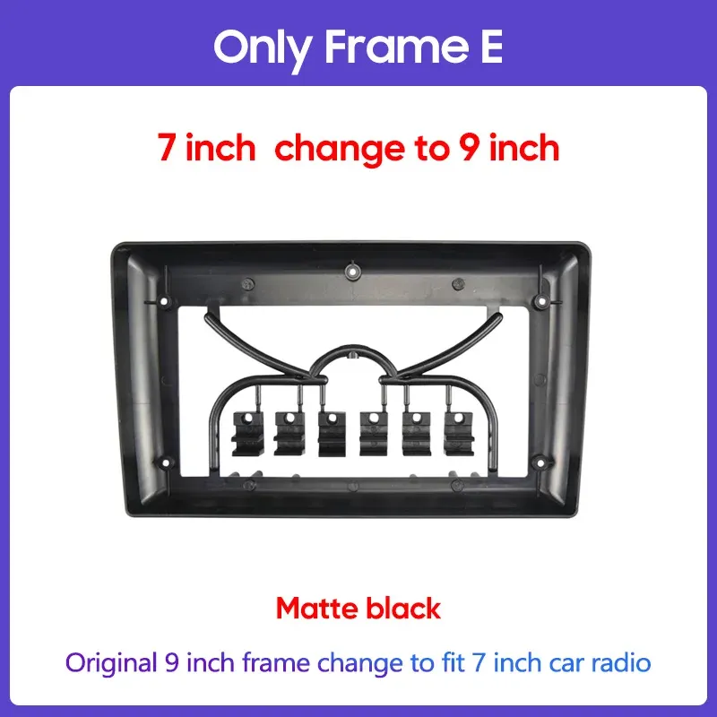 

MAMSM 9 10-дюймовая рама переключателя до 7, 9–10 дюймов, адаптер Android Radio Fascia для панели аудиоприборной панели, комплект рамки
