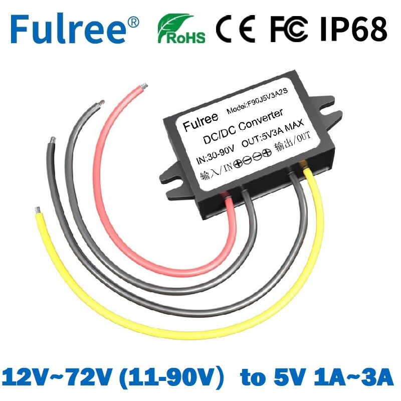 

Преобразователь Fulree F**J5V3A2S 24-72В в 5В 1-3А