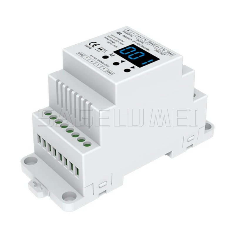 

SAGE LU MEI DL DMX 4-канальный декодер 0-10В