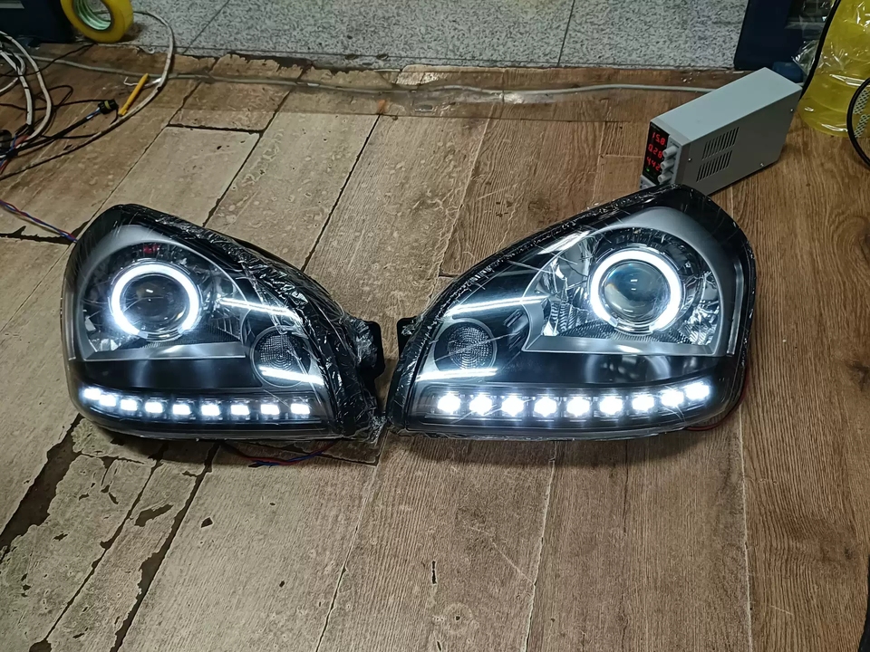

Автомобильная фара в сборе для Hyundai Tucson, светодиодные DRL дневные ходовые огни, указатель поворота, фара