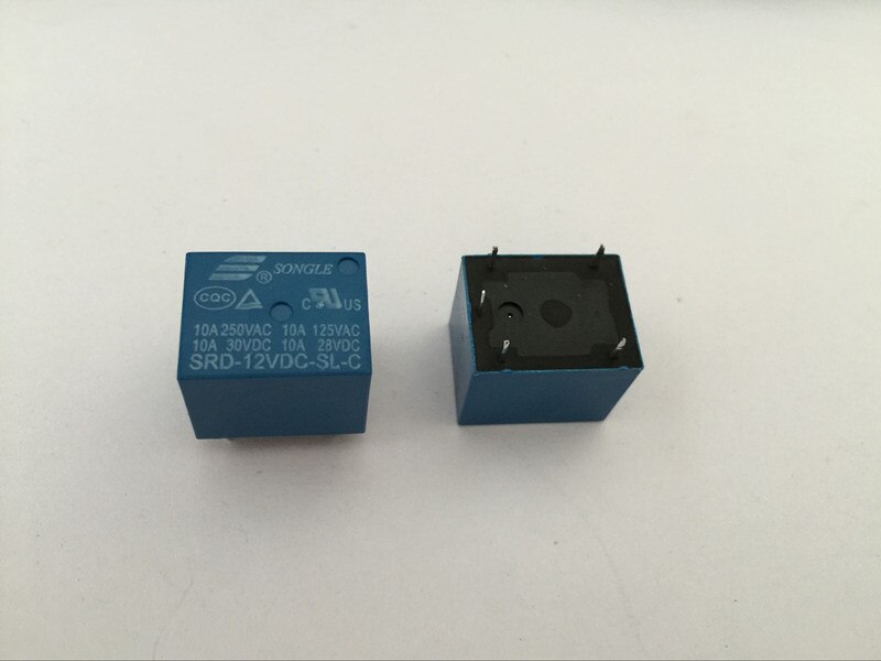 

50 шт. реле SRD-12VDC-SL-C 12 В 10A 5P T73 реле питания One on one off