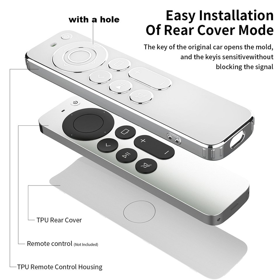 

TPU чехол для пульта Apple TV 4K 2021