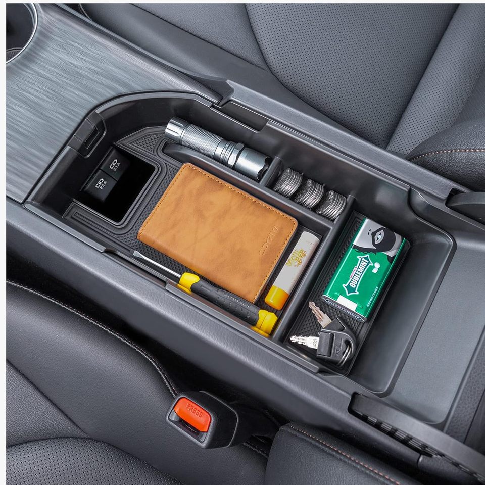 

Подлокотник центральной консоли, совместимый с 2018-24 Toyota Camry XLE XSE и 2020-24 Camry LE SE с двумя портами USB, подлокотник для хранения