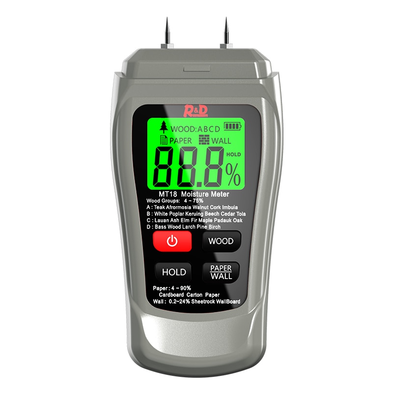

Измеритель влажности древесины R&D INSTRUMENTS MT-18