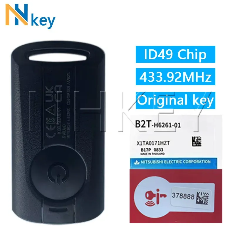 

Оригинальный ключ дистанционного управления для мотоцикла NH KEY подходит для чипа ID49 для YAMAHA XMAX XMAX300 NVX NVX155 AEROX JAUNS QBIX 433,92 МГц